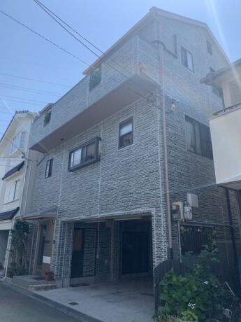 大阪府堺市北区Y様邸 屋根 外壁塗装及び防水工事🏠-施工後