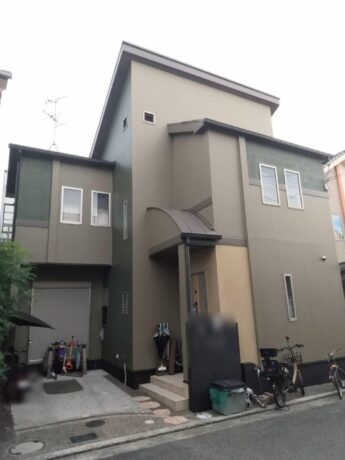 大阪府堺市中区K様邸 屋根 外壁塗装及び防水工事🏠-施工後