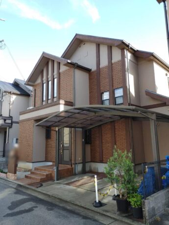 大阪府堺市中区S様邸 屋根 外壁塗装及び防水工事🏠-施工後