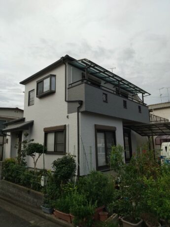 大阪府堺市東区O様邸屋根 外壁塗装及び防水工事🏠-施工後