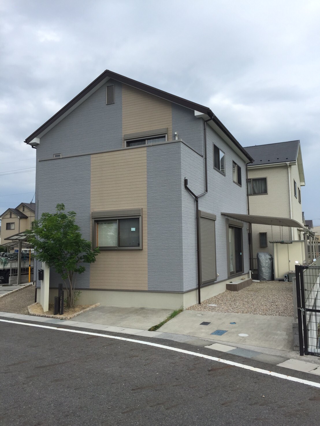 京都市Ｋ様邸ー外壁塗装工事-施工前