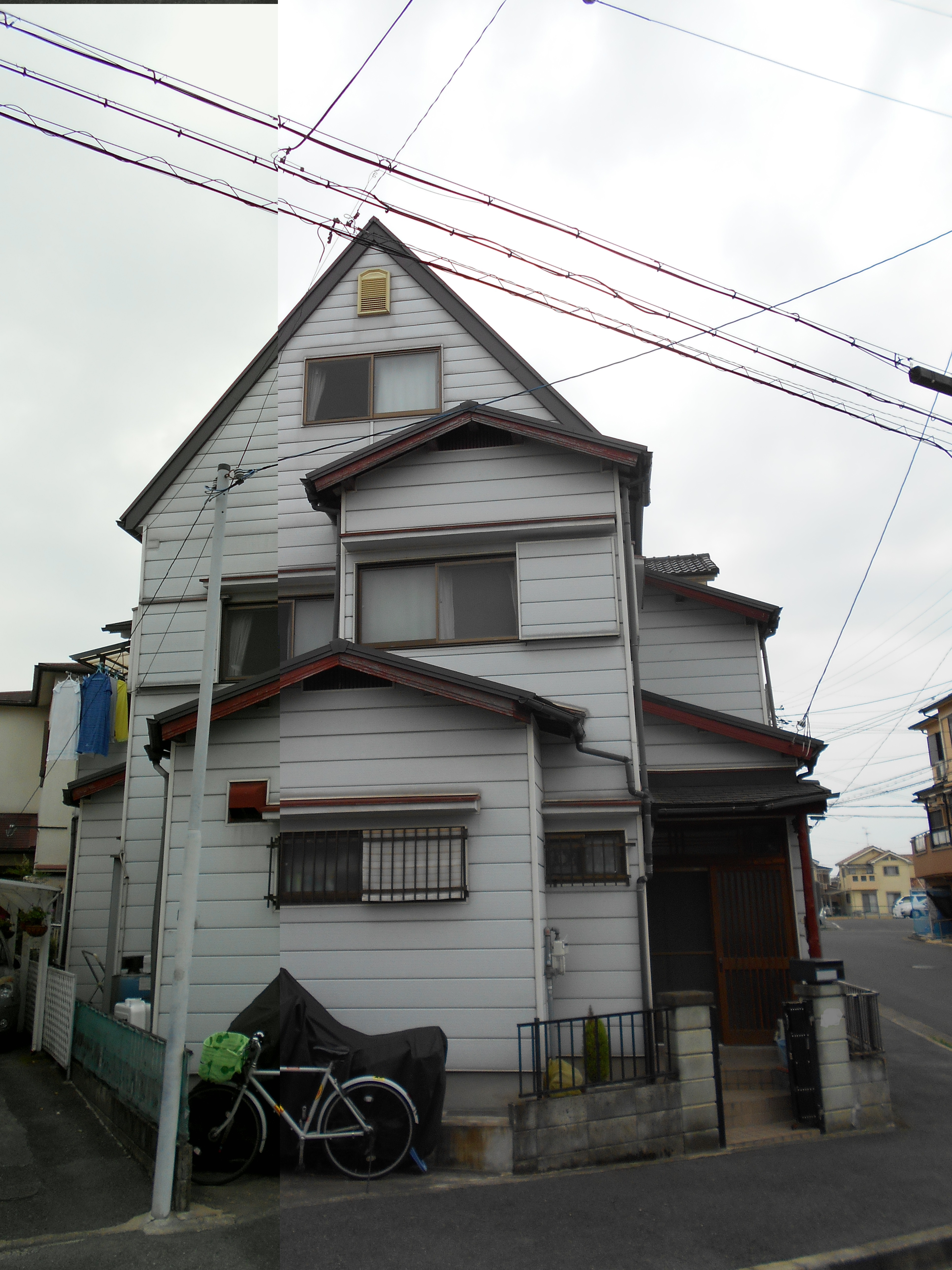 大阪府堺市中区Ｍ様邸 屋根外壁塗装工事-施工前