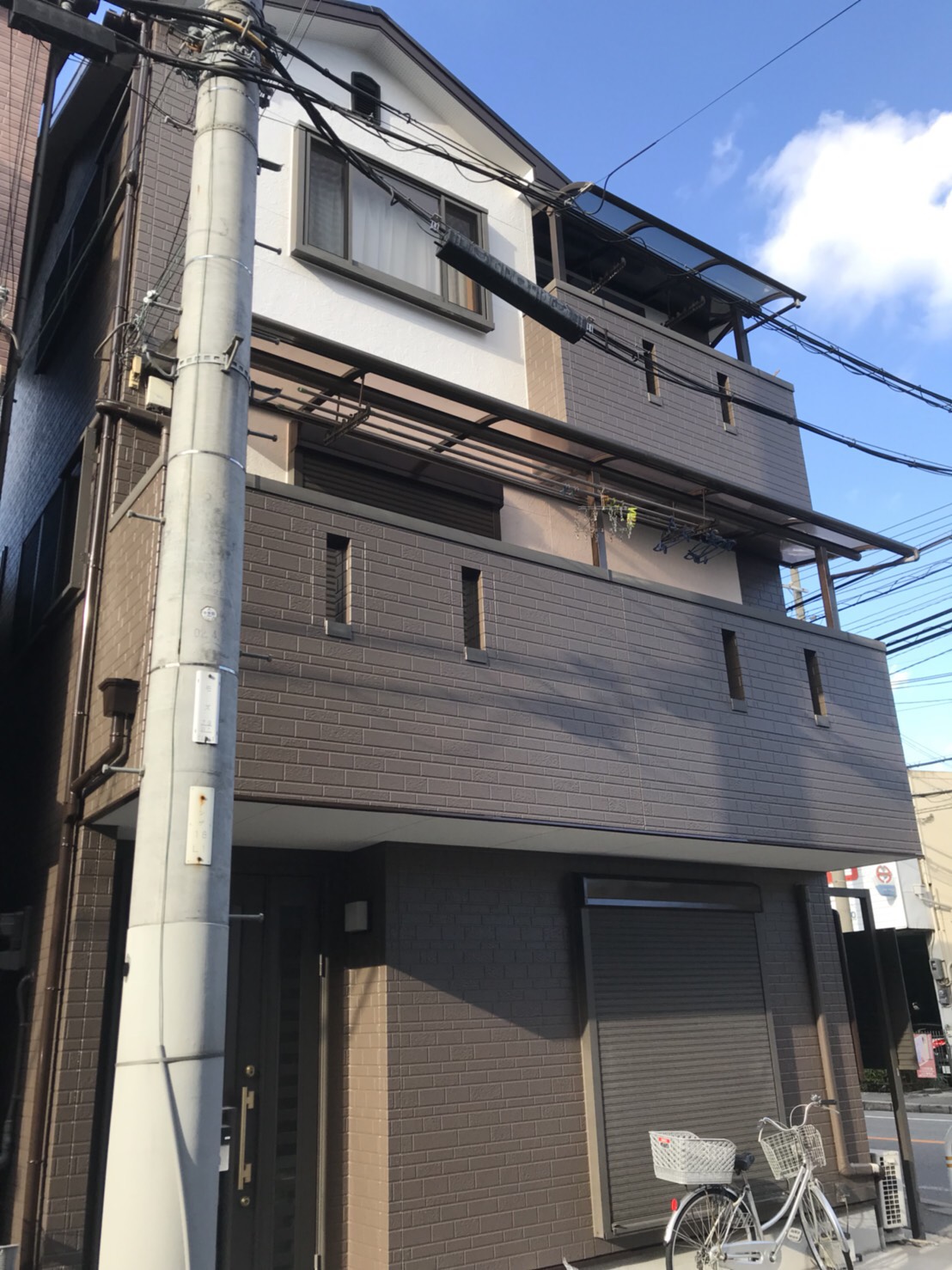 堺市中区O様邸 屋根外壁塗装及び防水工事-施工後