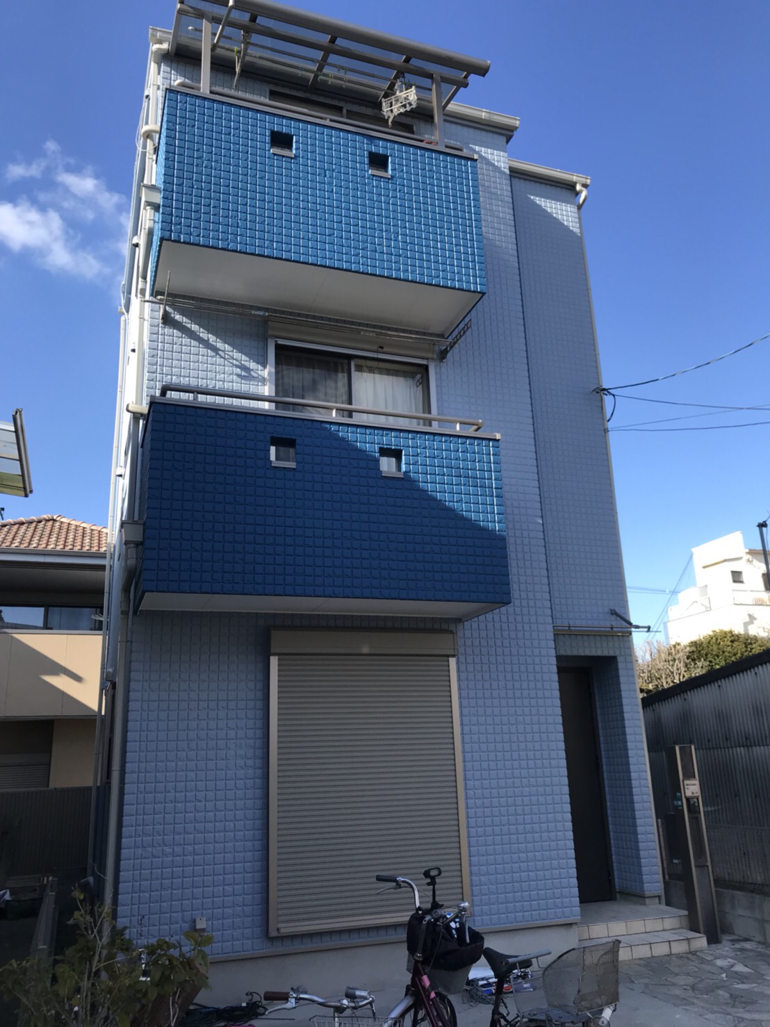 堺市東区S様邸 屋根外壁塗装及び防水工事-施工後