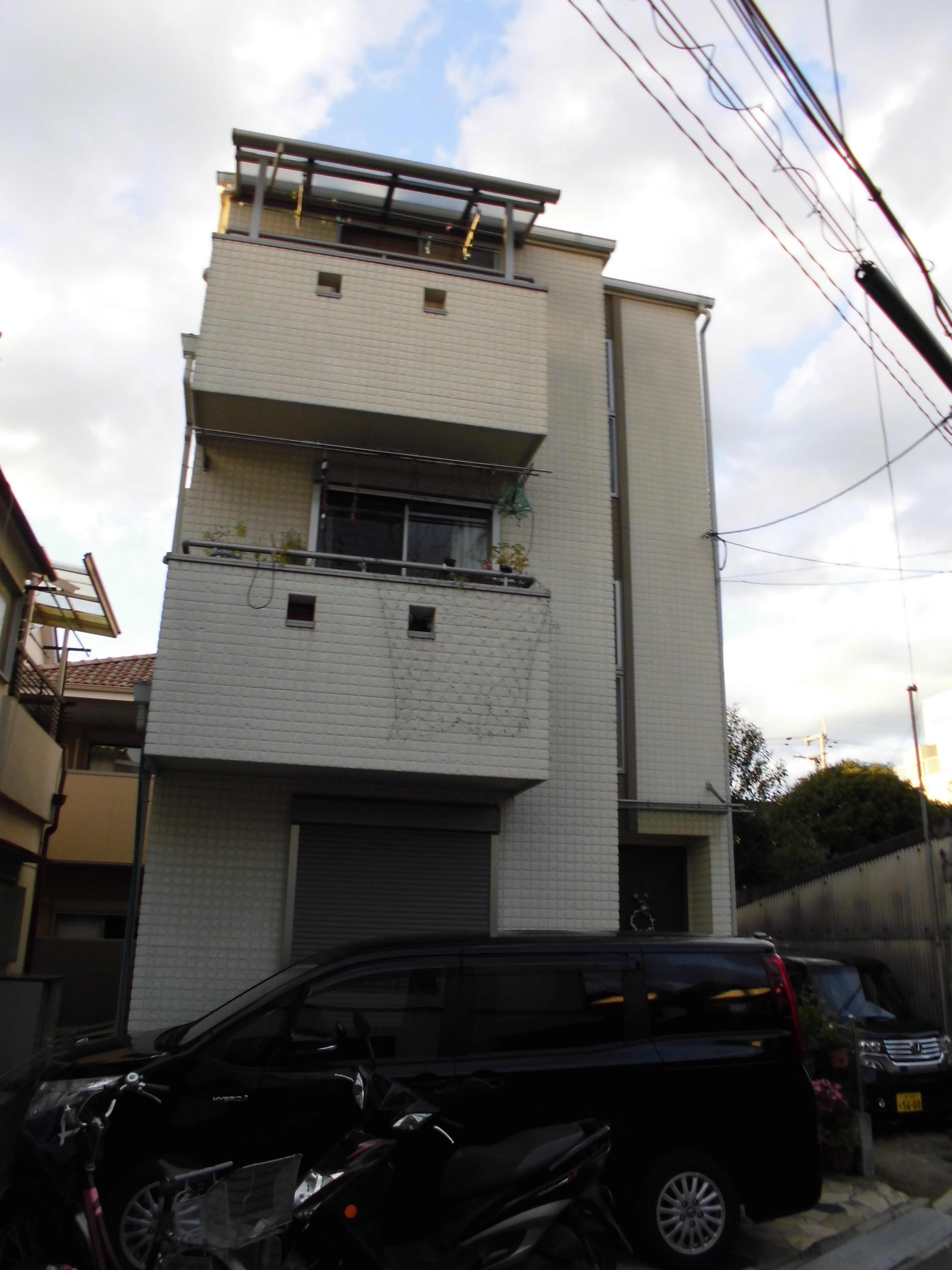 堺市東区S様邸 屋根外壁塗装及び防水工事-施工前