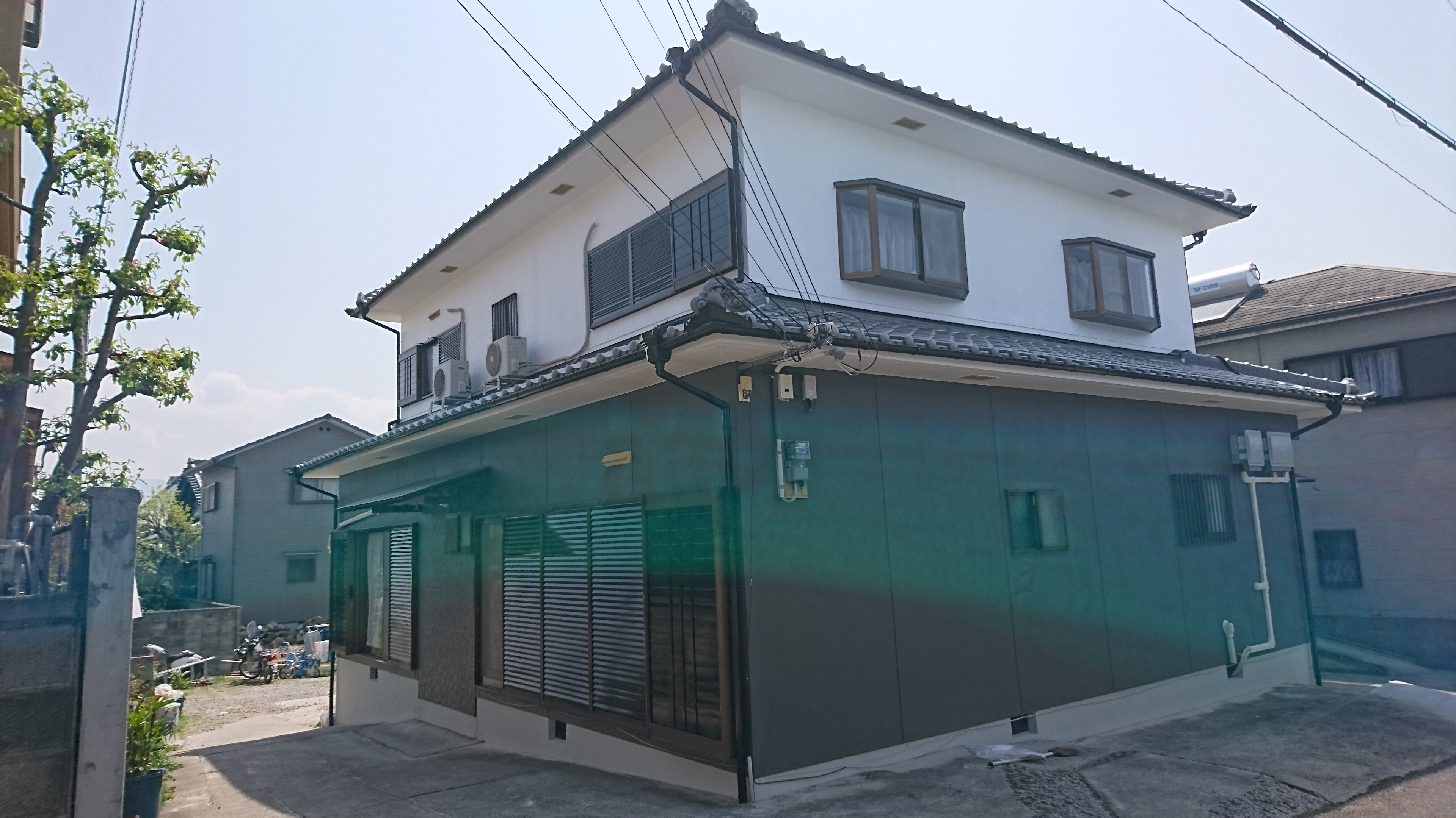 岸和田市N様邸外壁塗装工事及び屋根漆喰工事-施工後