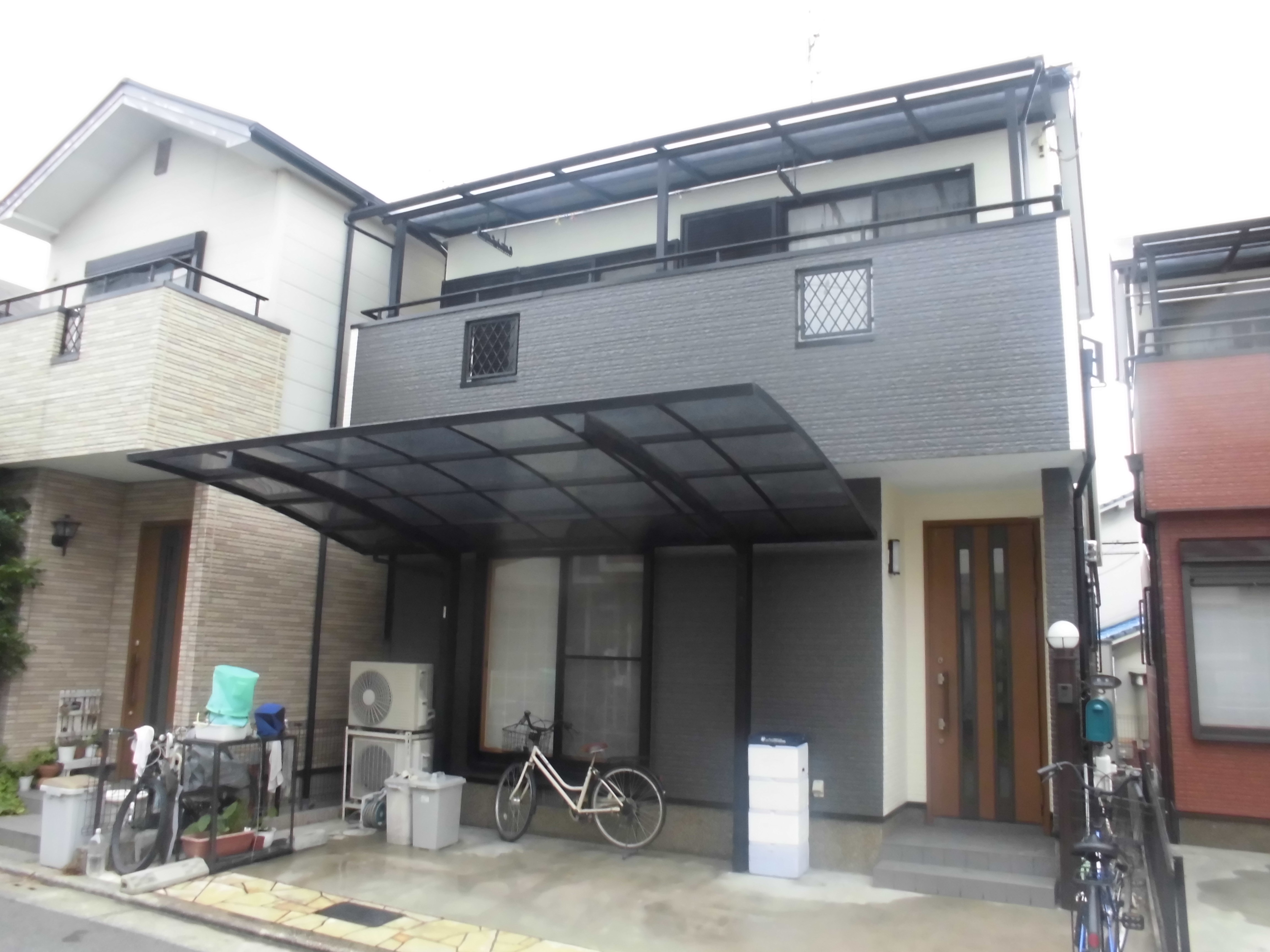 堺市中区M様邸 屋根 外壁塗装及び防水工事-施工後