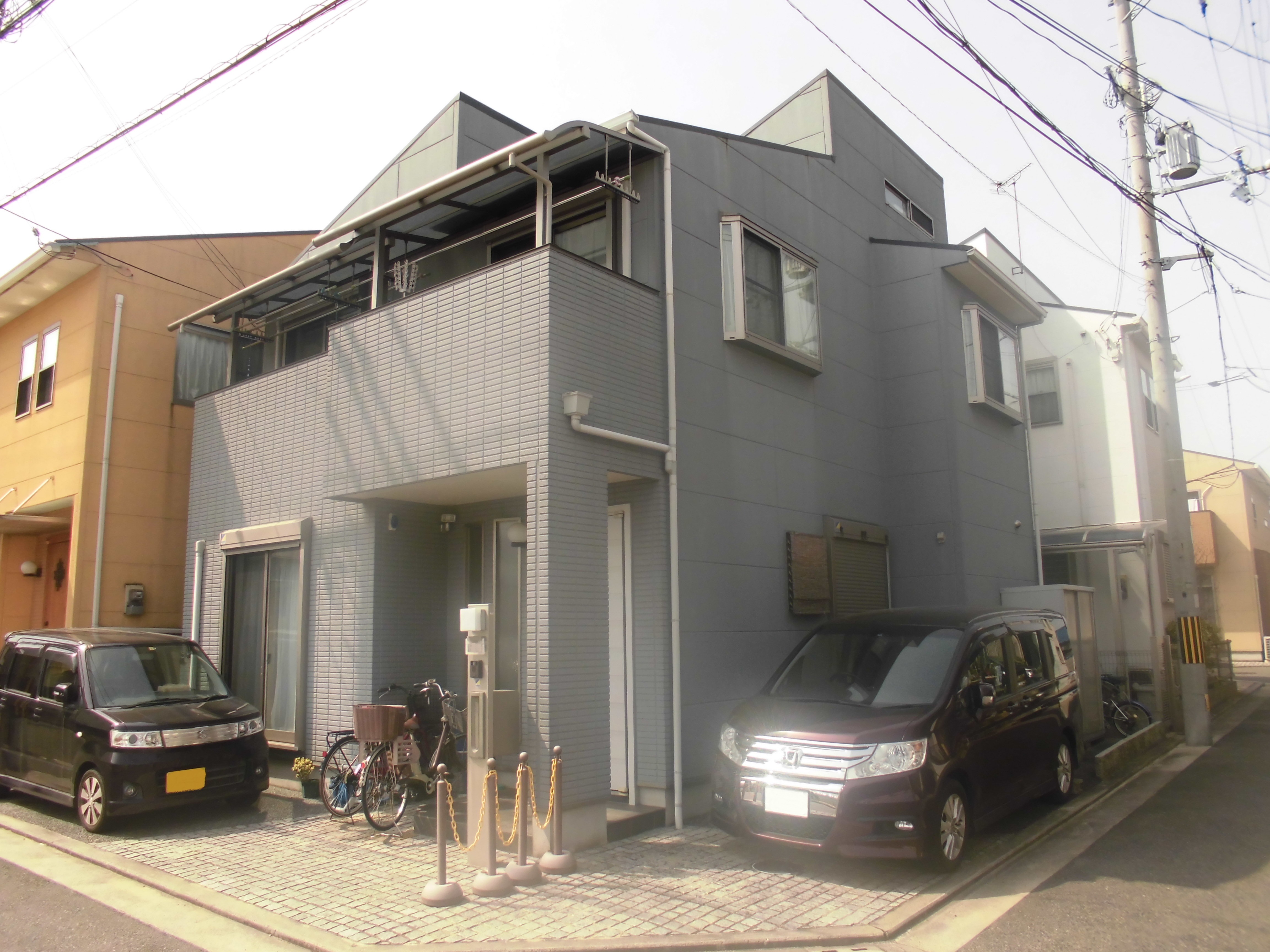堺市東区N様邸 屋根外壁塗装及び防水工事-施工前