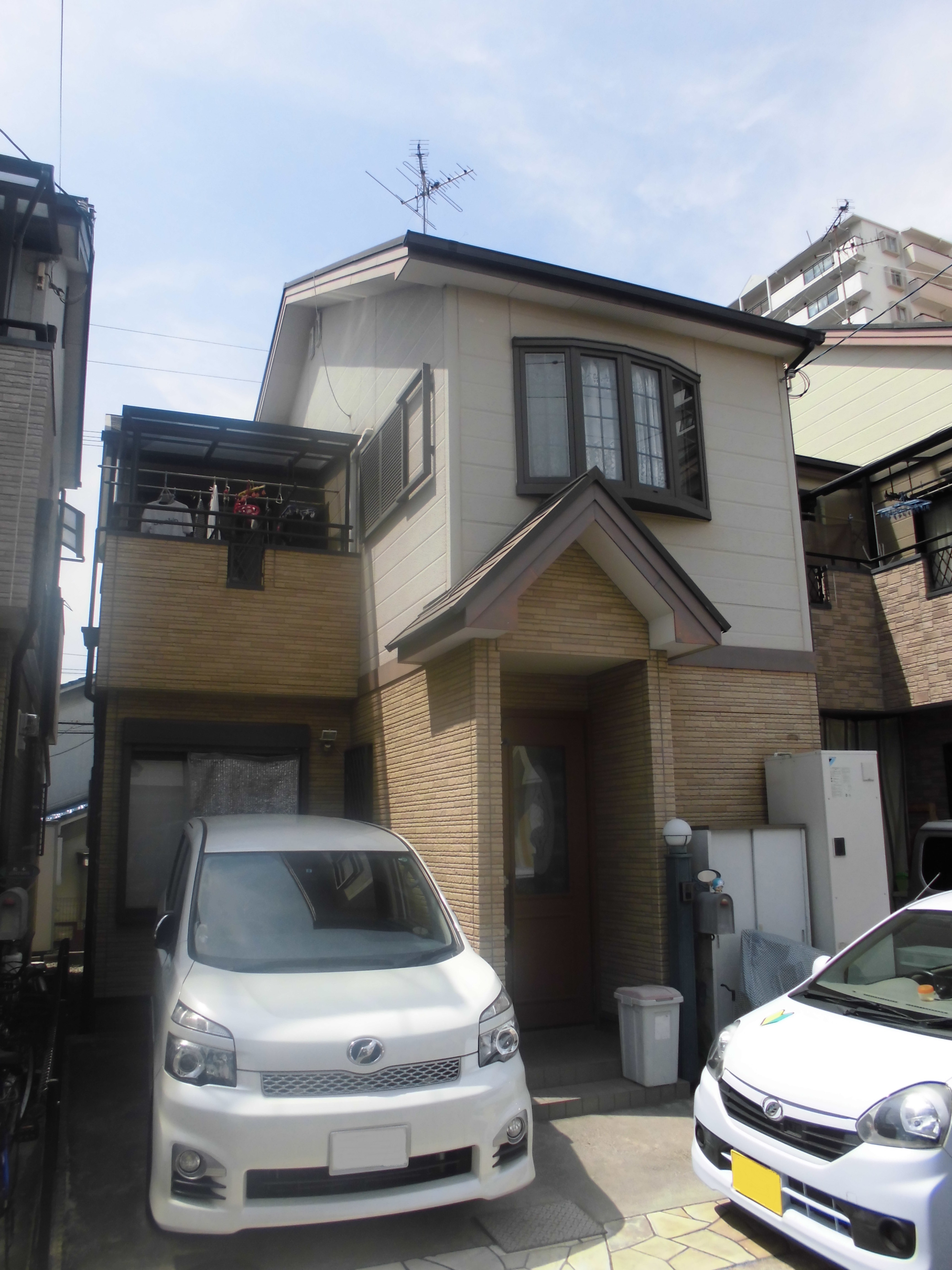 堺市中区N様邸屋根 外壁塗装及び防水工事-施工前
