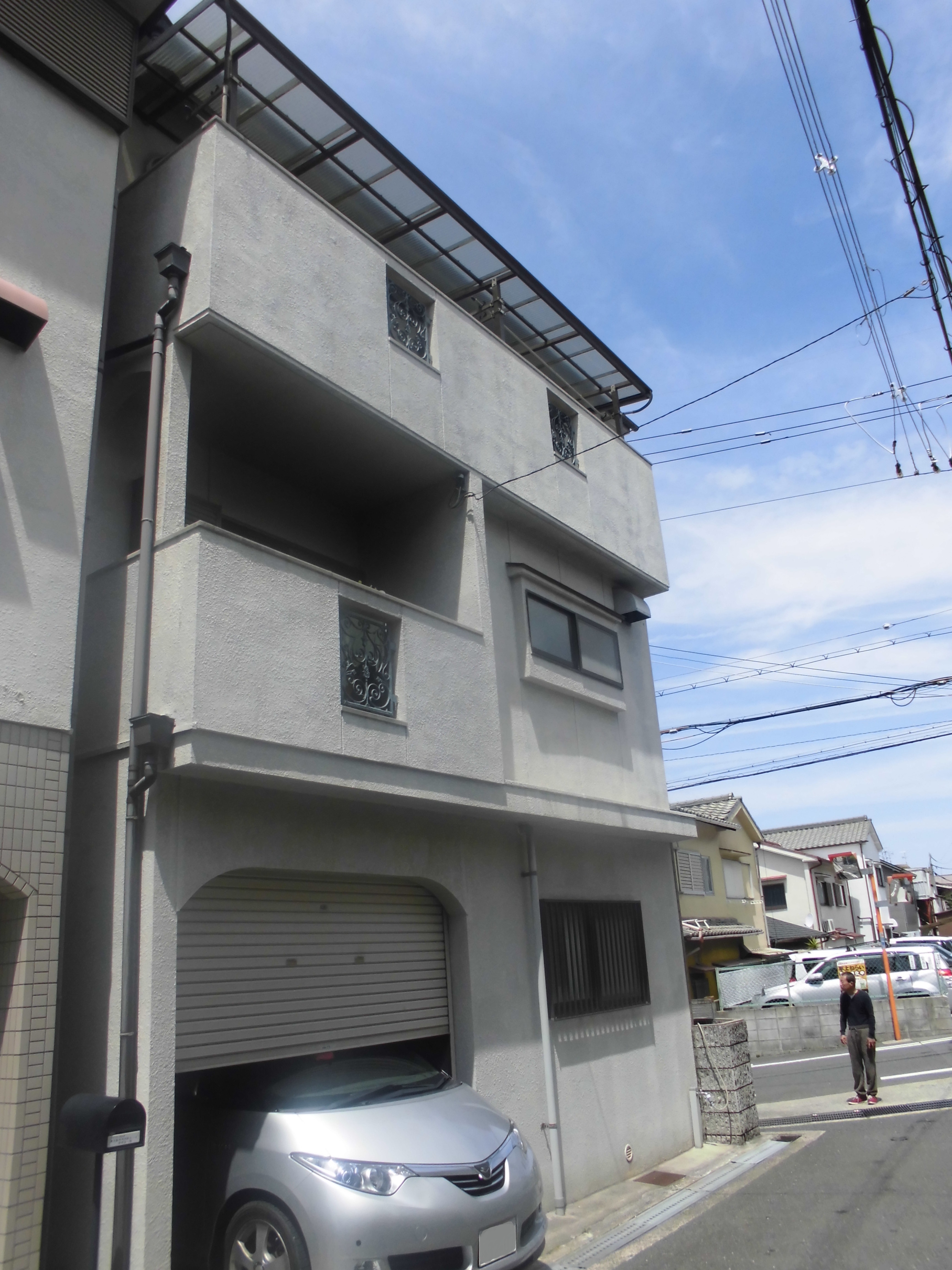 東大阪市K様邸 屋根 外壁塗装及び防水工事-施工前