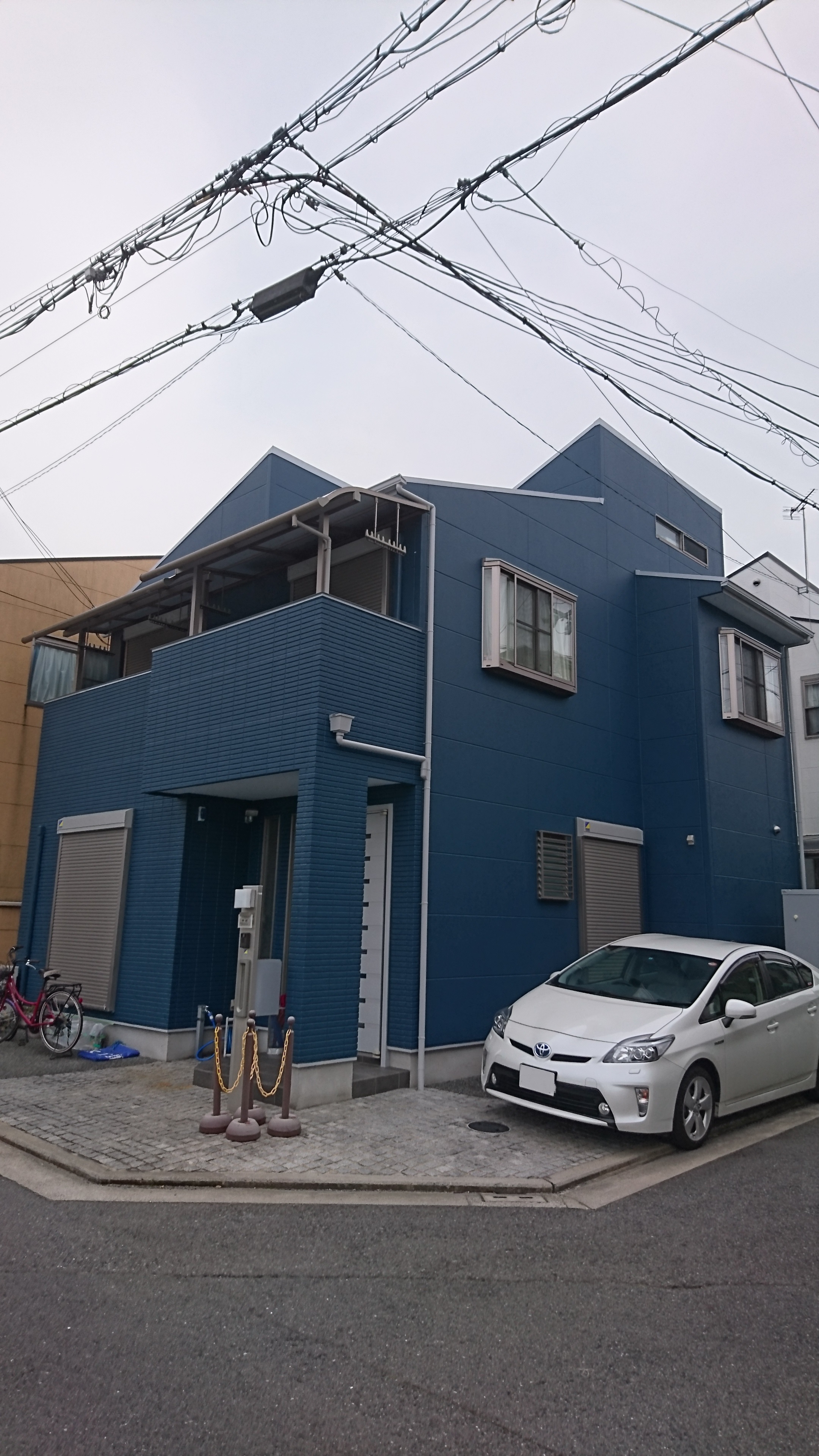 堺市東区N様邸 屋根外壁塗装及び防水工事-施工後