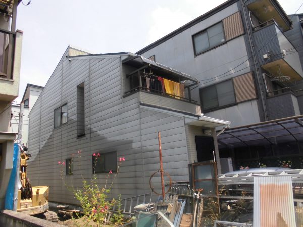 大阪市東淀川区M様邸 屋根 外壁塗装及び防水工事-施工前