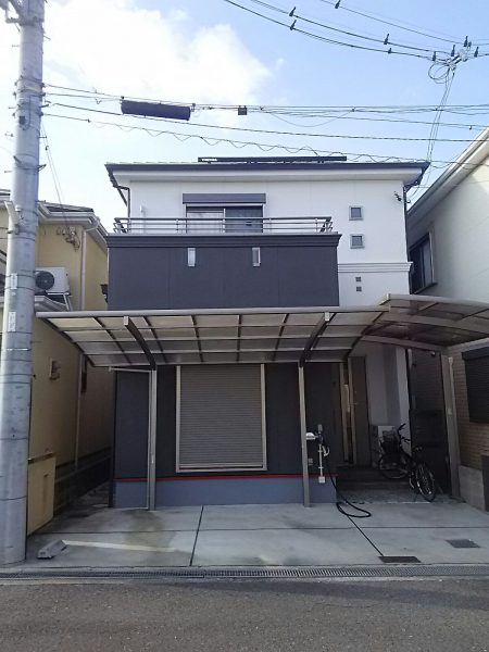 大阪府岸和田市N様邸 屋根 外壁塗装及び防水工事-施工後