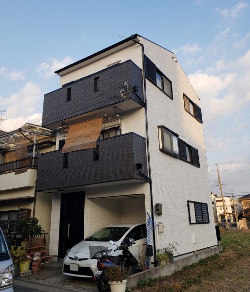 堺市東区O様邸 屋根外壁塗装及び防水工事-施工後