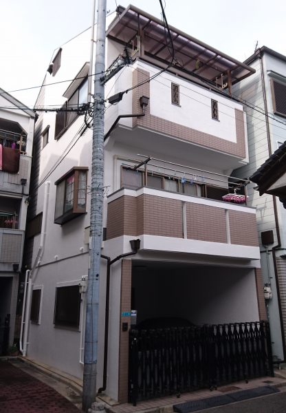 大阪市平野区K様邸 屋根 外壁塗装及び防水工事-施工後