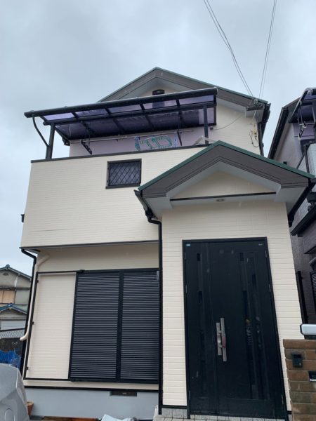 大阪府和泉市M様邸屋根 外壁塗装及び防水工事-施工後