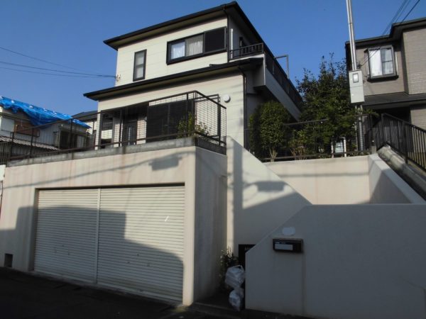 大阪府貝塚市S様邸 屋根 外壁塗装工事-施工前