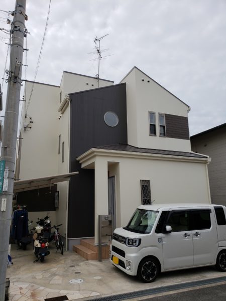 大阪府岸和田市Y様邸 屋根 外壁塗装及び防水工事-施工後
