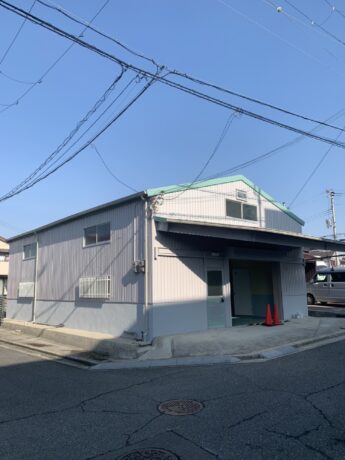 大阪府堺市中区S倉庫様 外壁塗装及び屋根葺き替え工事-施工後