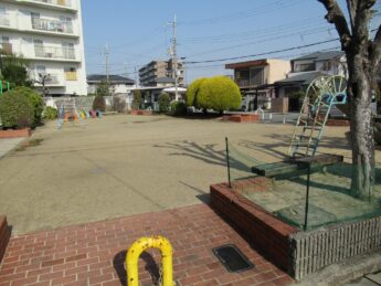 大阪府堺市東区やまどり公園 遊具塗装工事-施工前