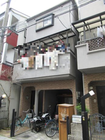 大阪府堺市美原区H様邸 屋根、外壁塗装及び防水工事🏠-施工前