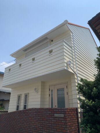 大阪府高石市M様邸 屋根 外壁塗装工事及び防水工事-施工後