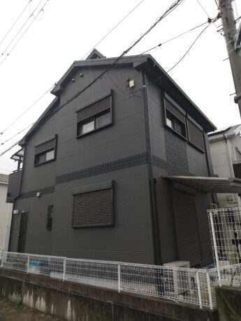 大阪府堺市中区S様邸 屋根 外壁塗装工事及び防水工事🏠-施工後