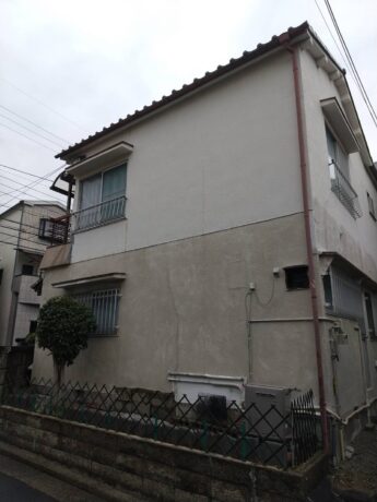 大阪府堺市中区K様邸外壁塗装及び付帯部塗装工事🏠-施工前