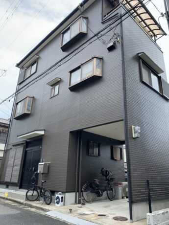 大阪府堺市中区N様邸 屋根 外壁塗装及び防水工事🏠-施工後