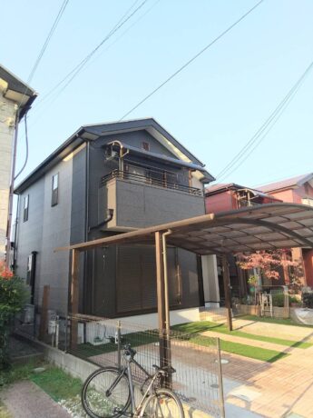 大阪府貝塚市T様邸 屋根 外壁塗装及び防水工事🏠-施工後