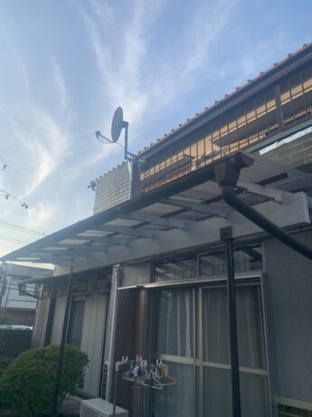 大阪府東大阪市M様邸外壁改修及び付帯部塗装🏠-施工前