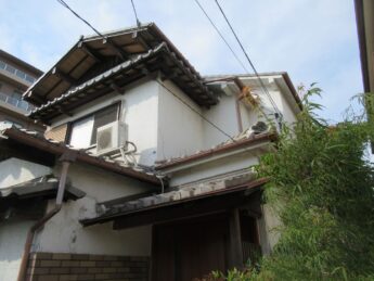 大阪府堺市中区M様邸 屋根 外壁塗装及び防水工事🏠-施工前