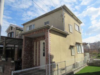 大阪府岸和田市Y様邸 屋根 外壁塗装及び防水工事🏠-施工前