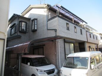 大阪府堺市西区M様邸 屋根 外壁塗装及び防水工事🏠-施工前