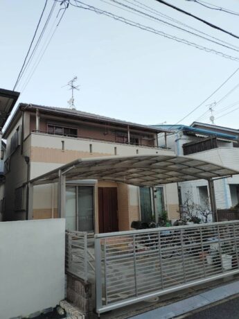 大阪府堺市中区K様邸 屋根 外壁塗装及び防水工事🏠-施工後