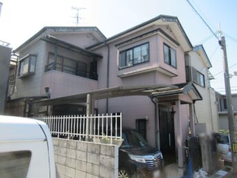 大阪府松原市M様邸 屋根 外壁塗装及び防水工事🏠-施工前