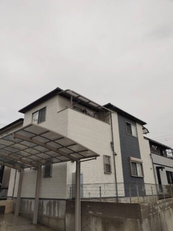 大阪府和泉市H様邸 屋根 外壁塗装及び防水工事🏠-施工後