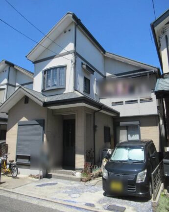 大阪府堺市西区S様邸 屋根 外壁塗装及び防水工事🏠-施工前