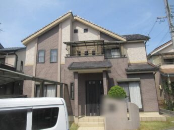 大阪府堺市南区O様邸 外壁塗装及び防水工事🏠-施工前
