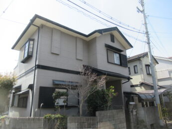 大阪府堺市東区O様邸 屋根 外壁塗装及び防水工事🏠-施工前