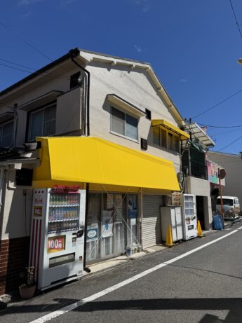 大阪府松原市カツヤクリーニング様 外壁塗装及びテント工事🏠-施工後
