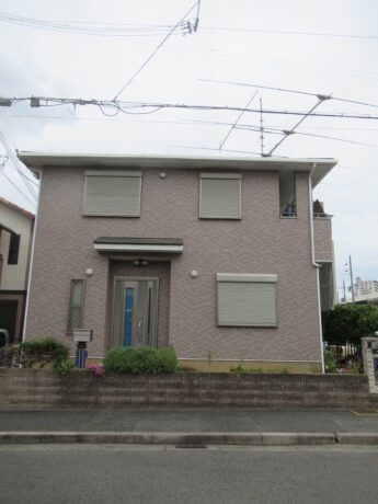 大阪府堺市中区A様邸外壁塗装及び屋根カバー工法-施工前