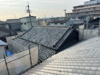 大阪府堺市中区N様邸  屋根葺き替え工事🏠-施工前