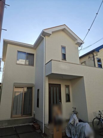 大阪府岸和田市Y様邸 屋根 外壁塗装及び防水工事🏠-施工後